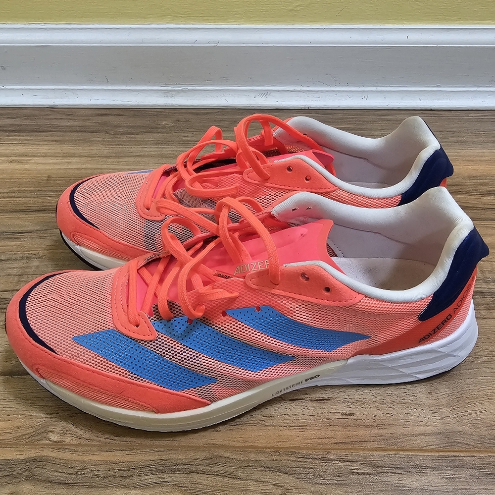 ADIDAS Adizero Adios 6 'Turbo Sky Rush' Women's Running Shoes - Picture 3 of 14